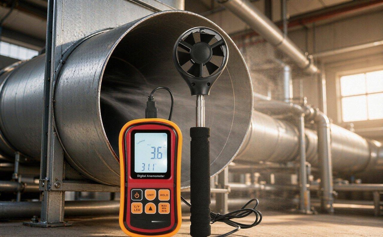 AMF002+ Digital Anemometer | 45 m/s Air Velocity Tester