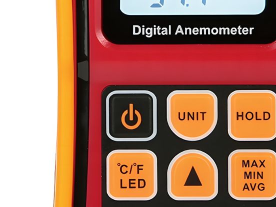 AMF002+ Digital Anemometer | 45 m/s Air Velocity Tester