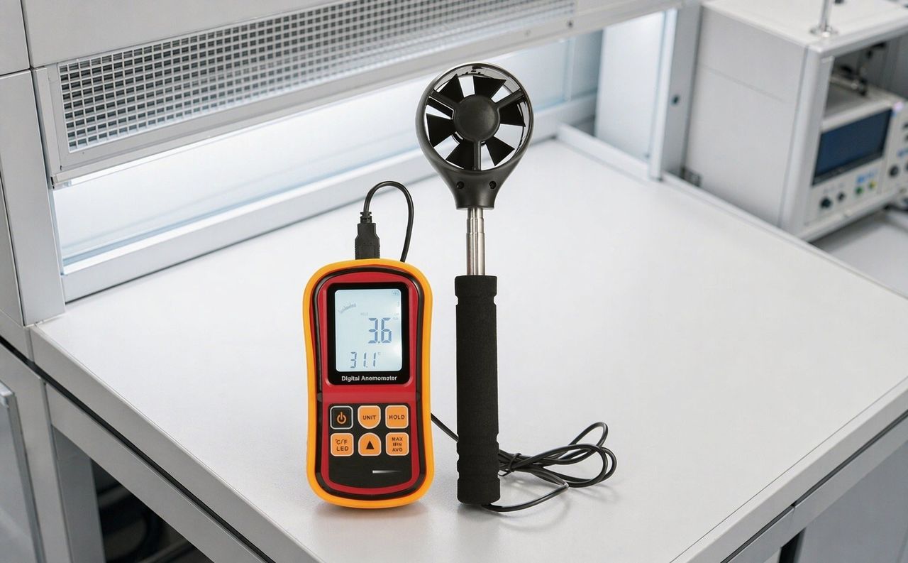 AMF002+ Digital Anemometer | 45 m/s Air Velocity Tester