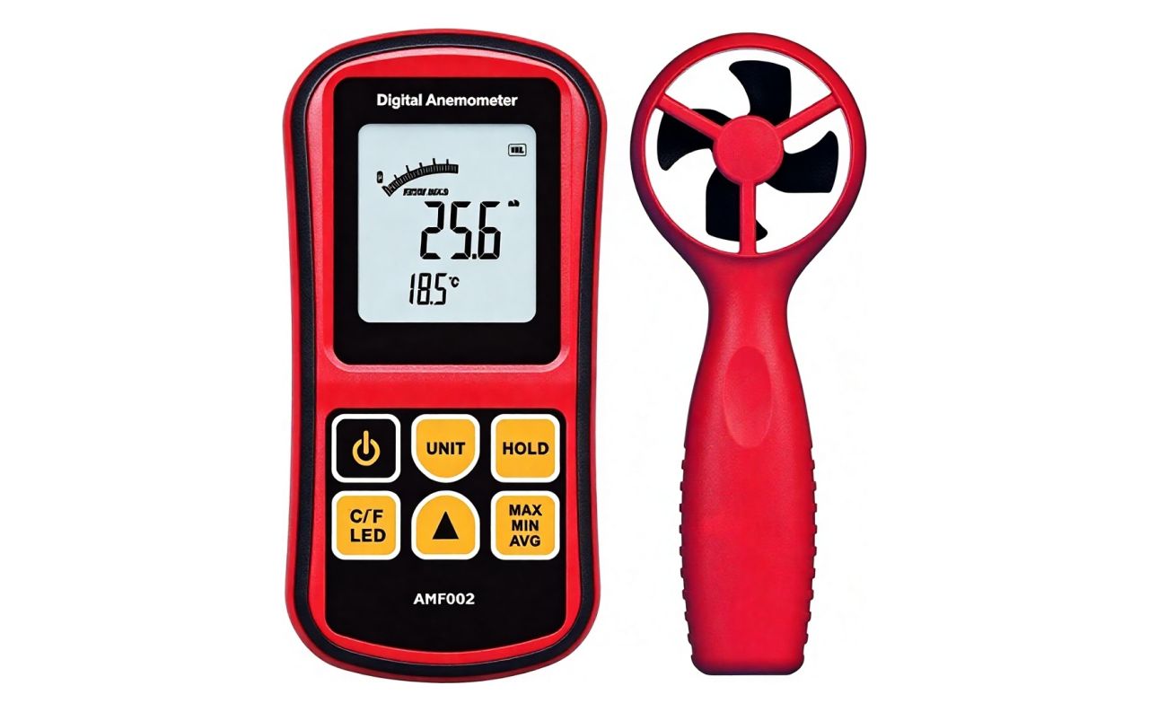 AMF002 Digital Anemometer | 45 m/s Air Velocity