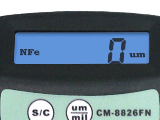 CM-8826 Coating Thickness Gauge LCD Readout