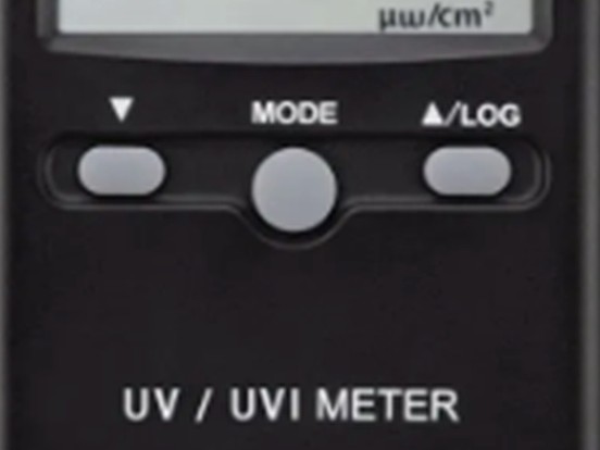 AMT309 UV Meter MODE and LOG Keys
