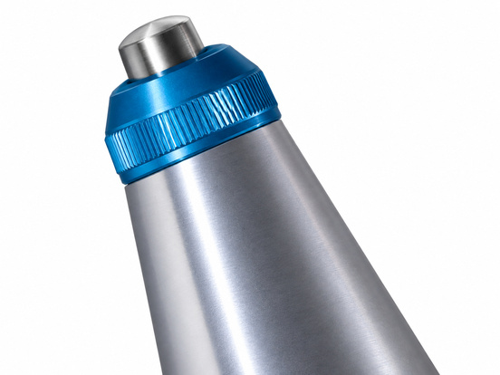 HT-225V Digital Concrete Test Hammer — Impact plunger and blue knurled collar