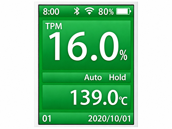 OS280 Cooking Oil TPM Tester — Color display with tpm and temperature readings