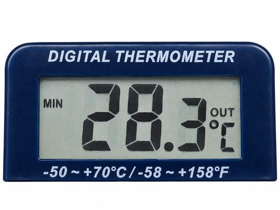 AMT-105 Refrigerator Freezer Thermometer with Wired Probe — Lcd temperature display