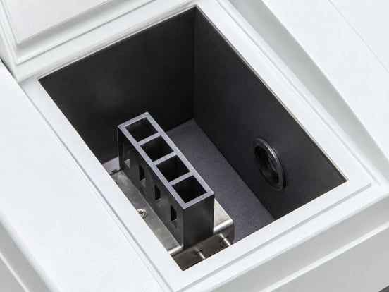 AMV11 UV-Vis Spectrophotometer — Four position cuvette holder