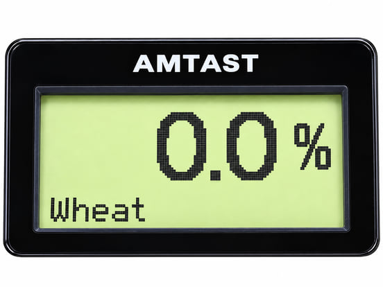 AMT155A Grain Moisture Meter for 43 Grain Types — Lcd moisture display
